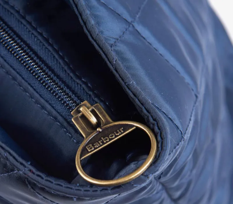 Barbour Witford Quilted Tote Bag in Navy-5